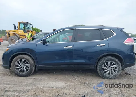 2015 Nissan Rogue Sl из США, поврежденный, VIN 5N1AT2MV1FC813413